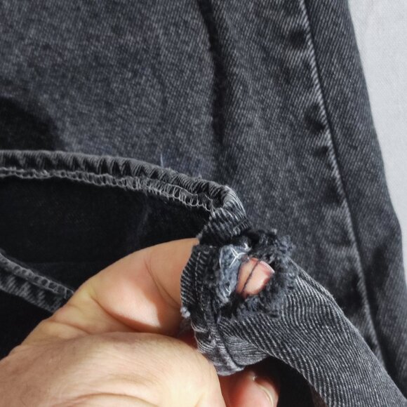 Zara Man Denim man's size 33X27 medium washed grey colour straight leg jeans - Picture 10 of 13